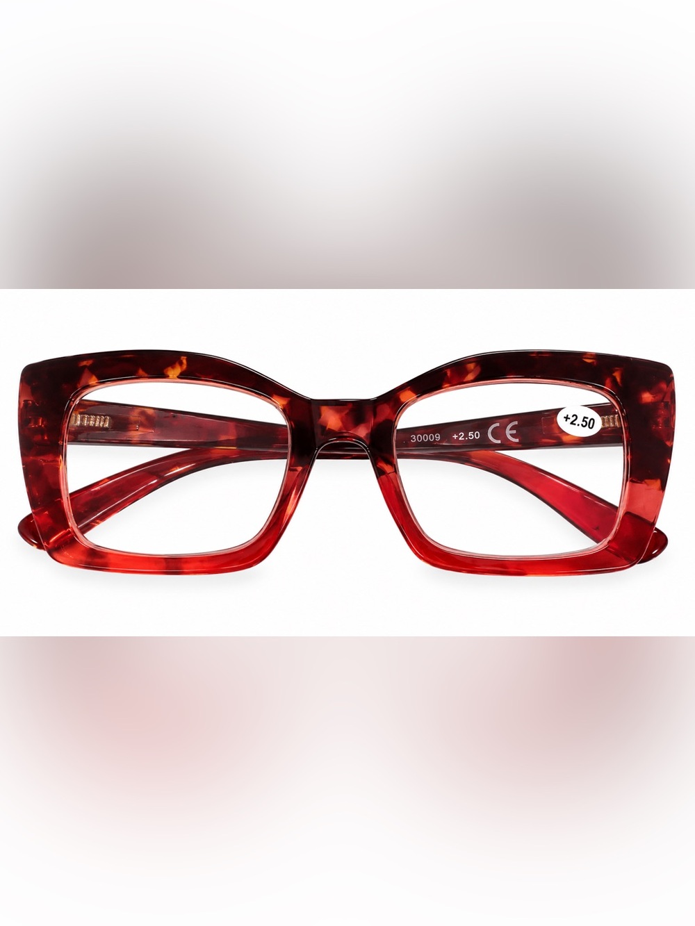 Red Tortoiseshell Reading Glasses - Unbranded